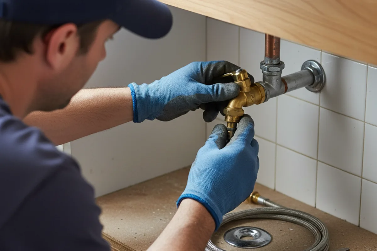 Shutoff valve and fitting work during Faucet and Fixture Repair in Terrell